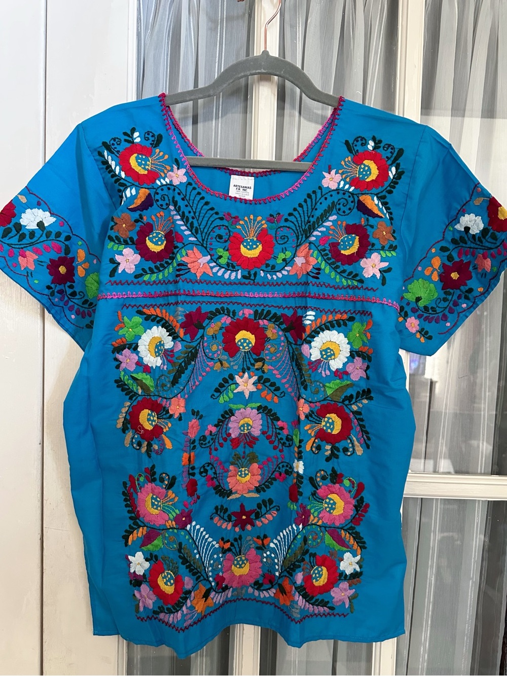 Mexican Boho Embroidered Top